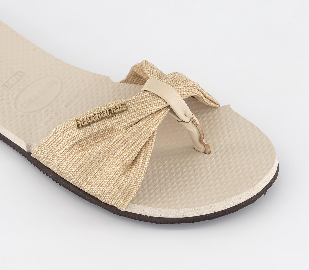 HavaianasYou St Tropez Shine Sliders HavaianasYou St Tropez Shine Sliders Beige