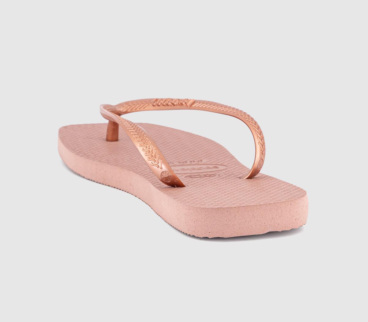 HavaianasSlim Square Flip Flops HavaianasSlim Square Flip FlopsCrocus Rose