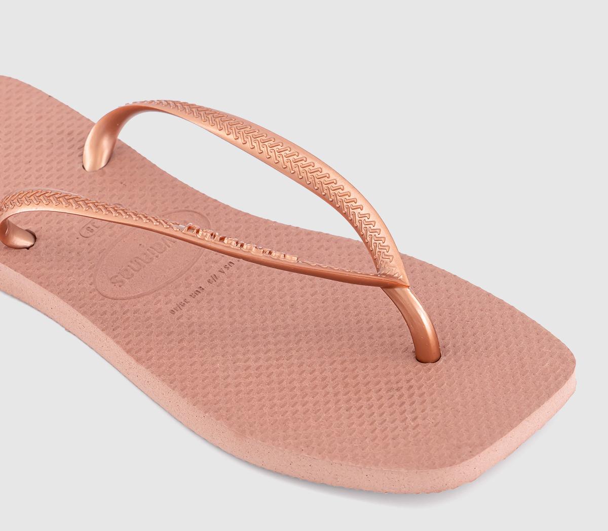 HavaianasSlim Square Flip Flops HavaianasSlim Square Flip FlopsCrocus Rose