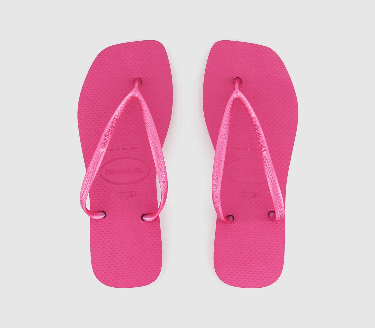 HavaianasSlim Square Flip Flops HavaianasSlim Square Flip FlopsPink Flux