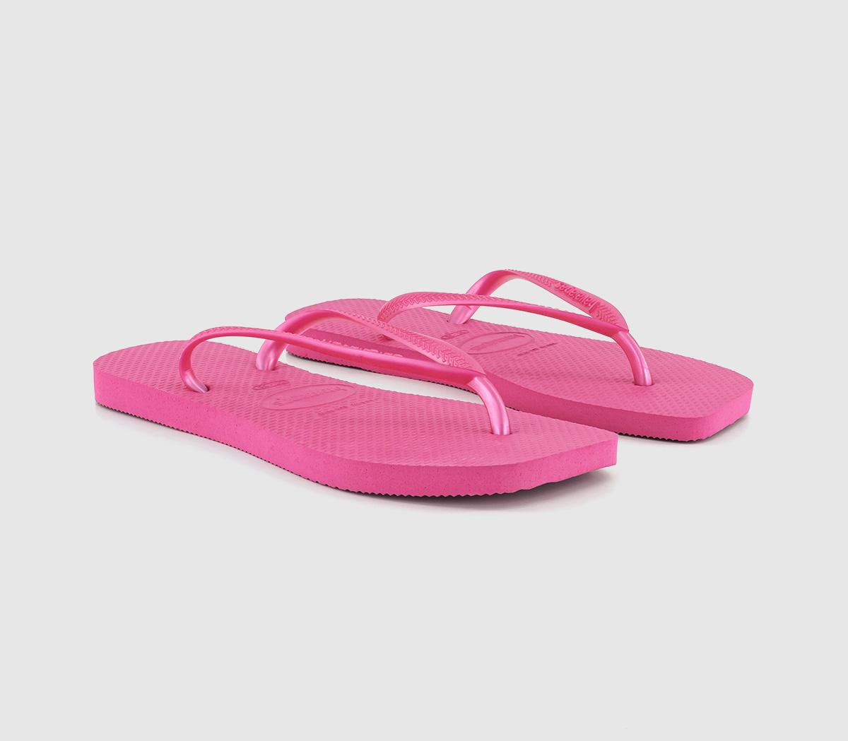 HavaianasSlim Square Flip Flops HavaianasSlim Square Flip FlopsPink Flux