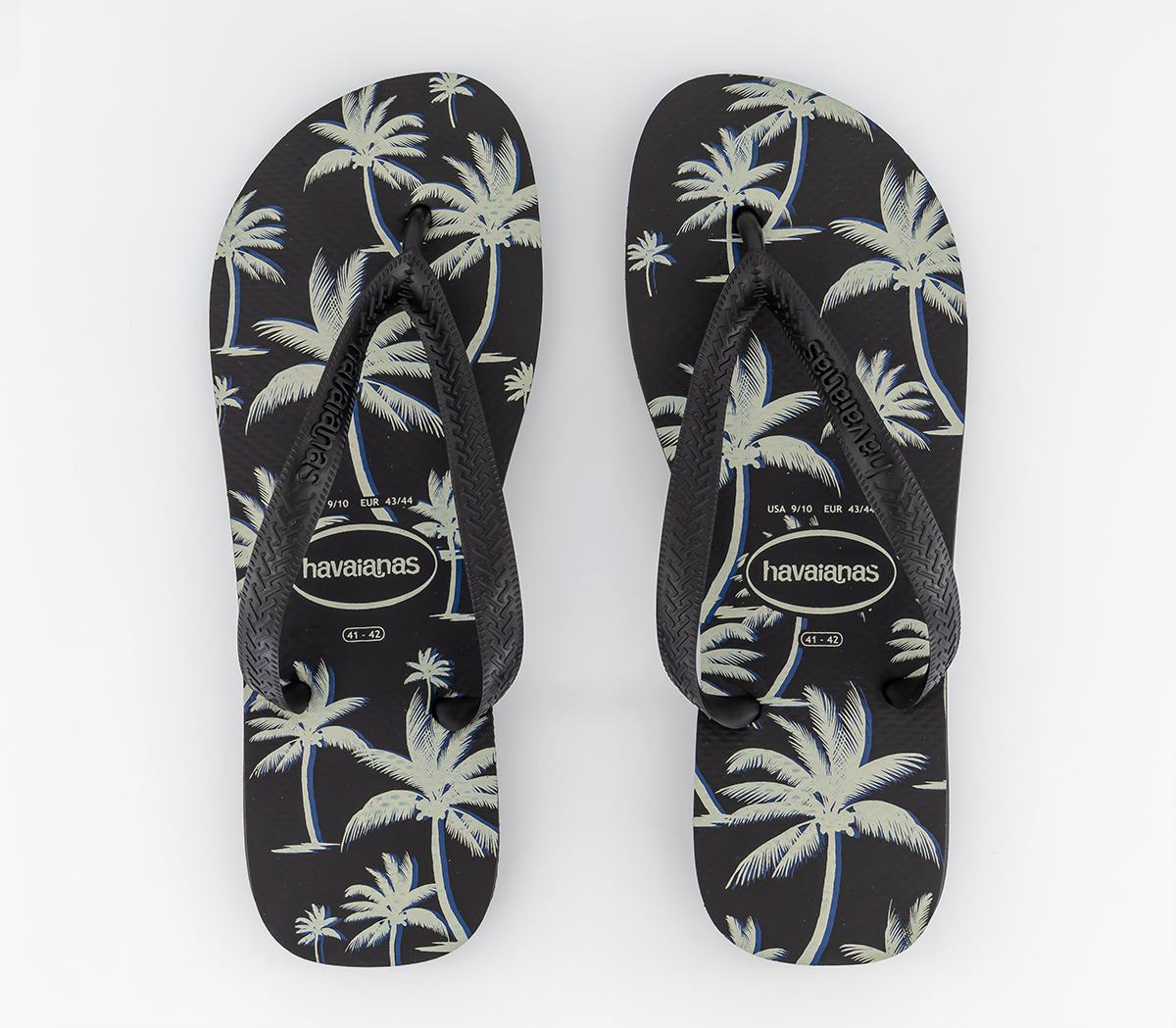 HavaianasAloha Flip FlopsBlack Black White