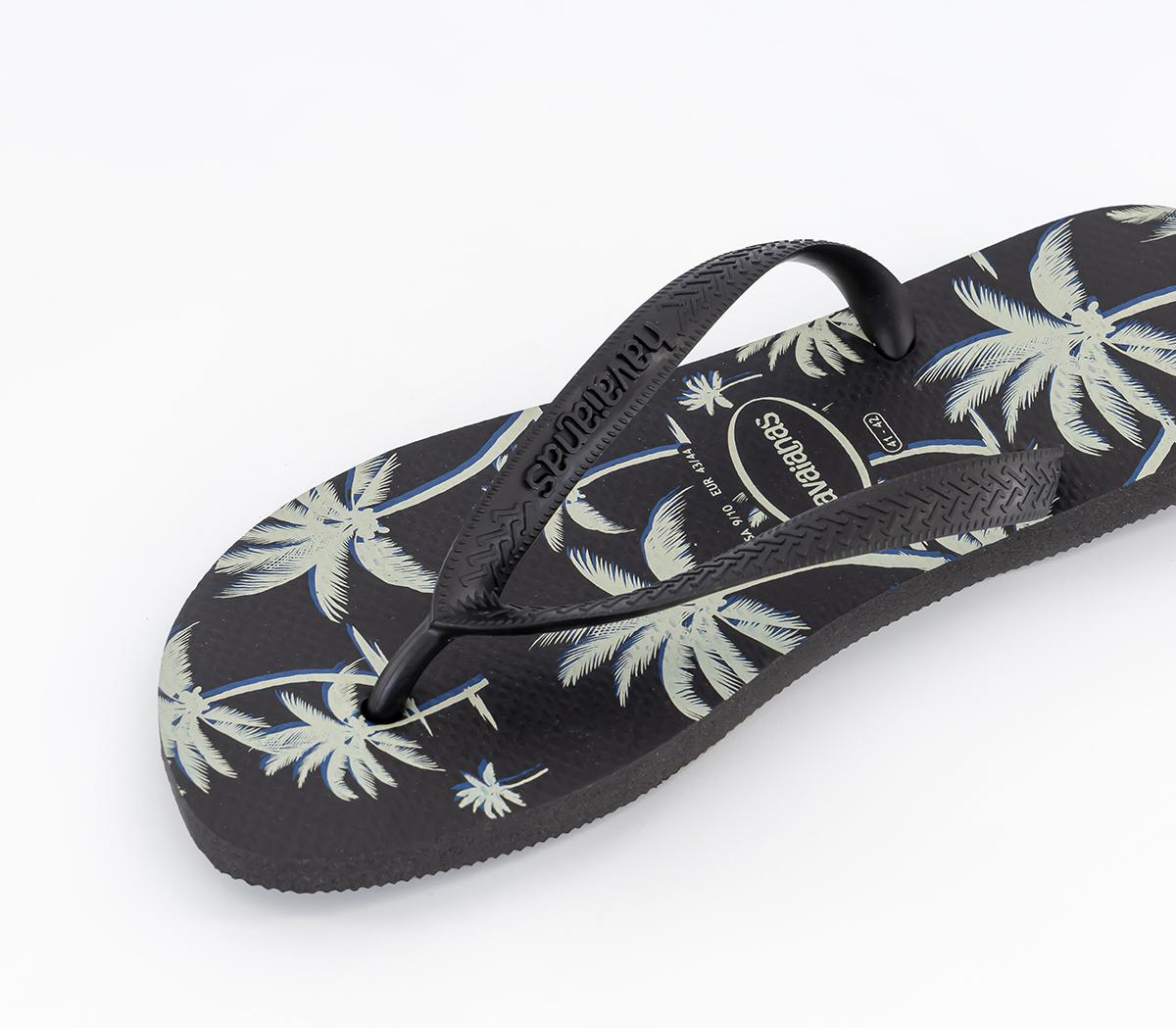 HavaianasAloha Flip FlopsBlack Black White
