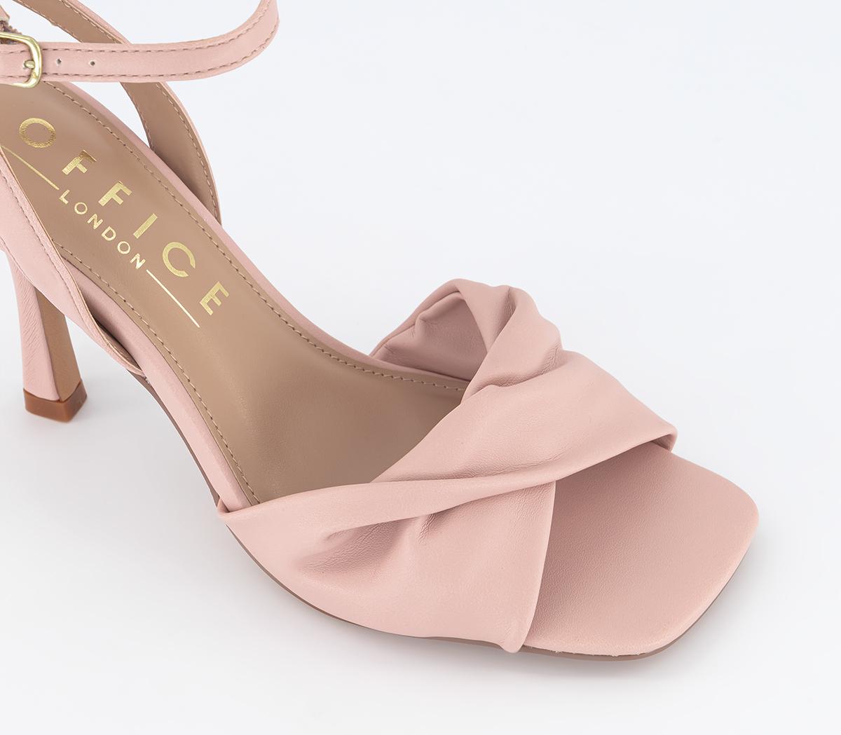 OFFICEHarlow Twist Vamp Heeled SandalsPink