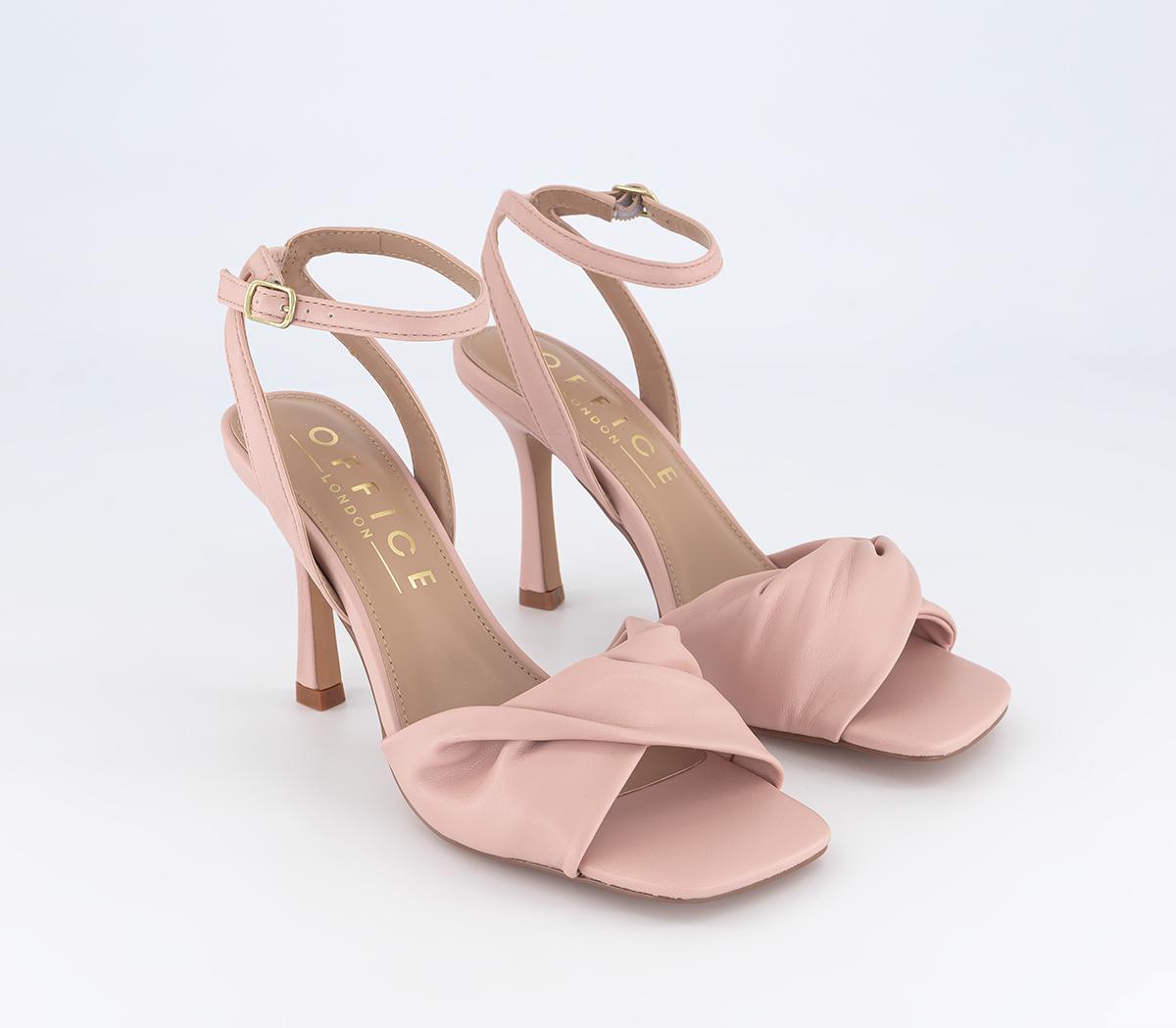 OFFICEHarlow Twist Vamp Heeled SandalsPink
