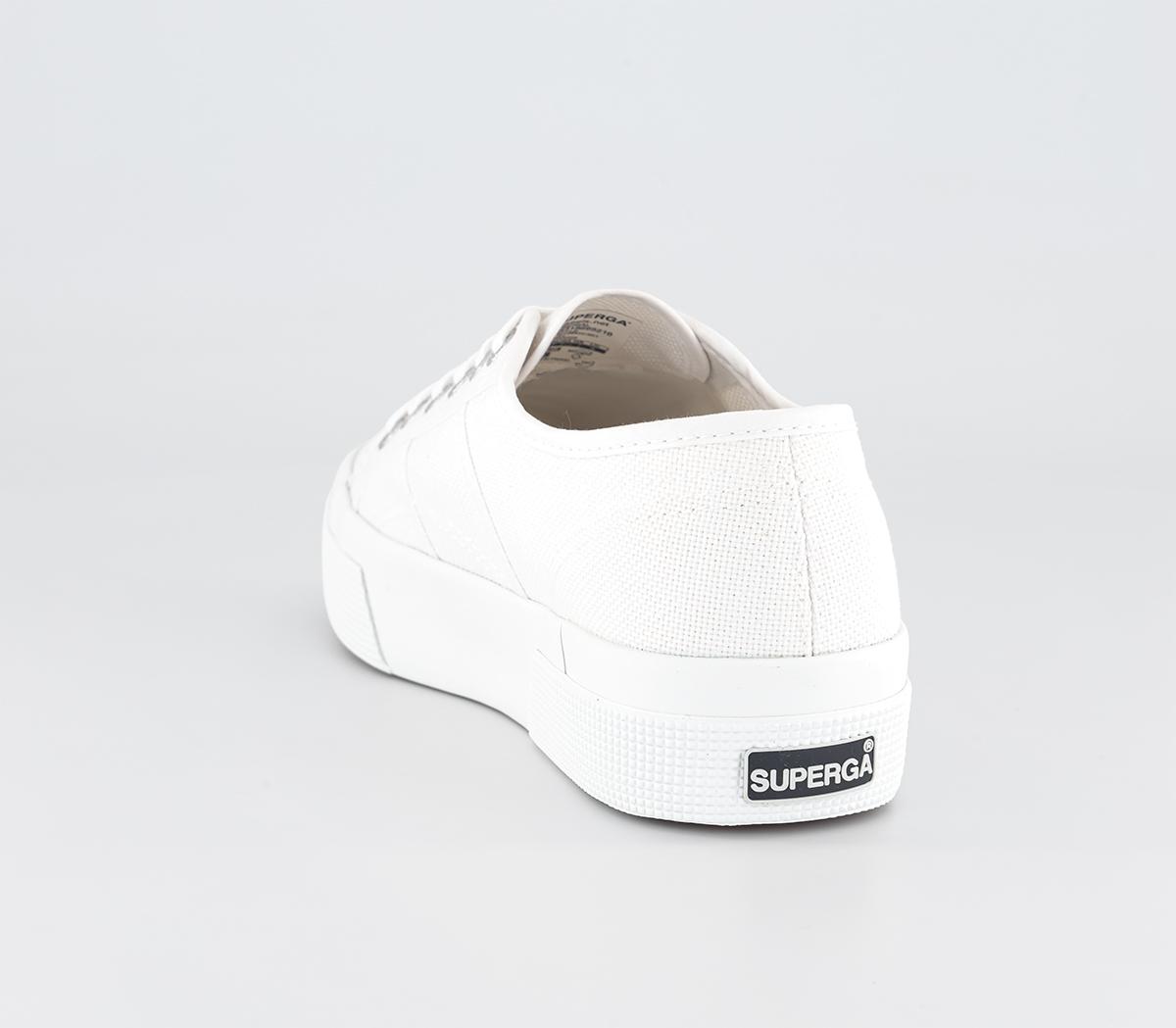 Superga 2740 Platform Trainers Superga 2740 Platform Trainers White
