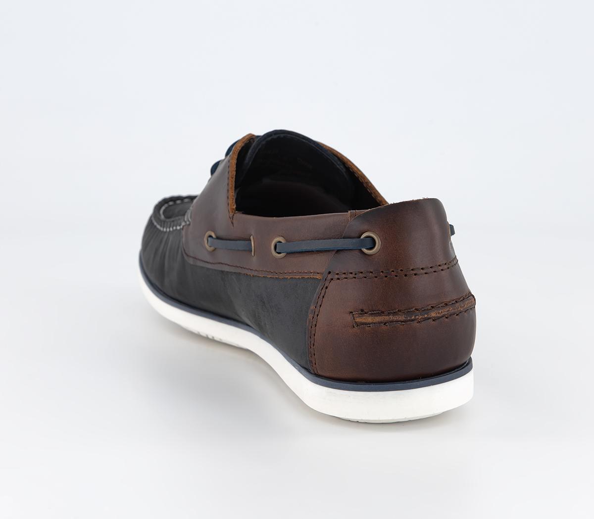 BarbourBarbour Wake Shoes BarbourBarbour Wake Shoes Navy Brown