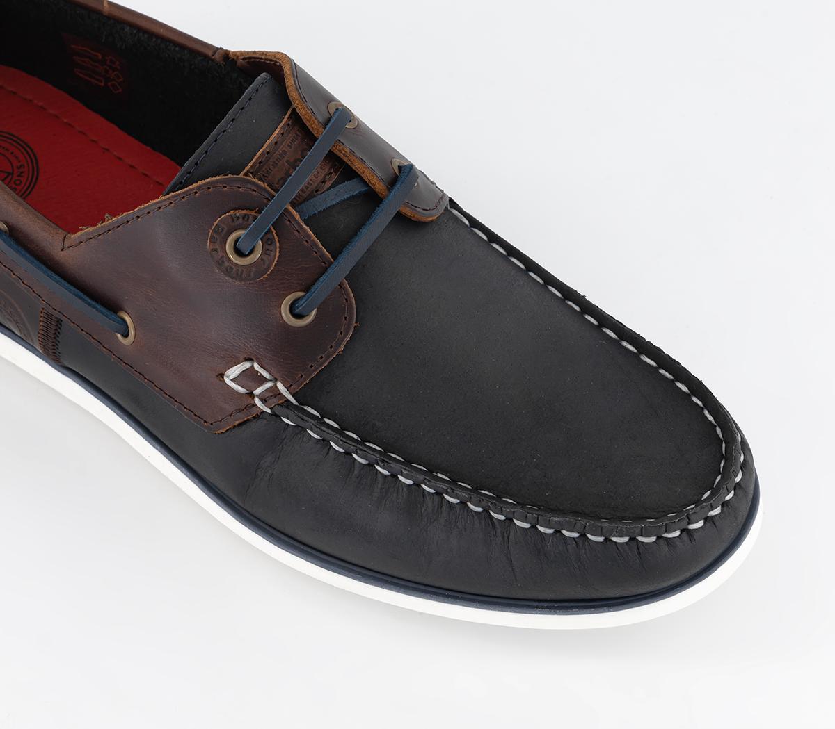 BarbourBarbour Wake Shoes BarbourBarbour Wake Shoes Navy Brown