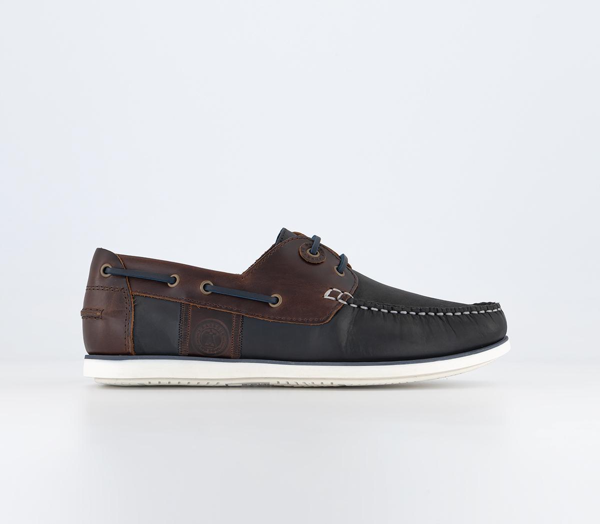 BarbourBarbour Wake Shoes Navy Brown