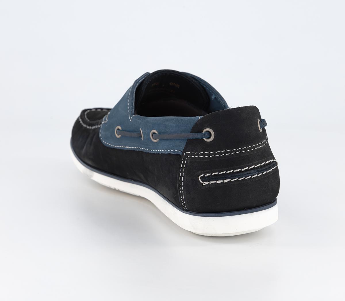 Barbour Barbour Wake Shoes Washed Blue - Boat Shoes