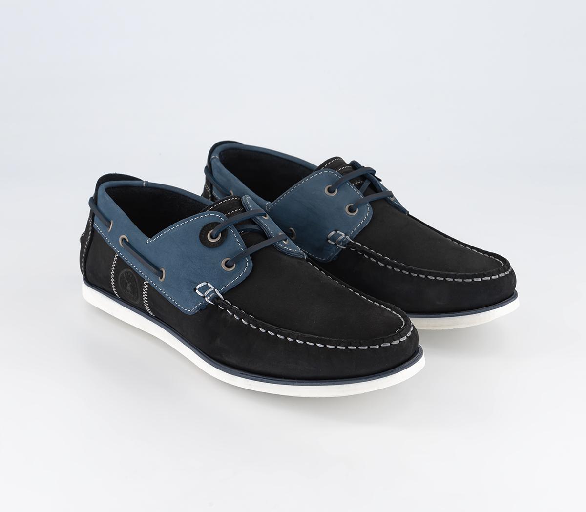 Barbour Barbour Wake Shoes Washed Blue - Boat Shoes