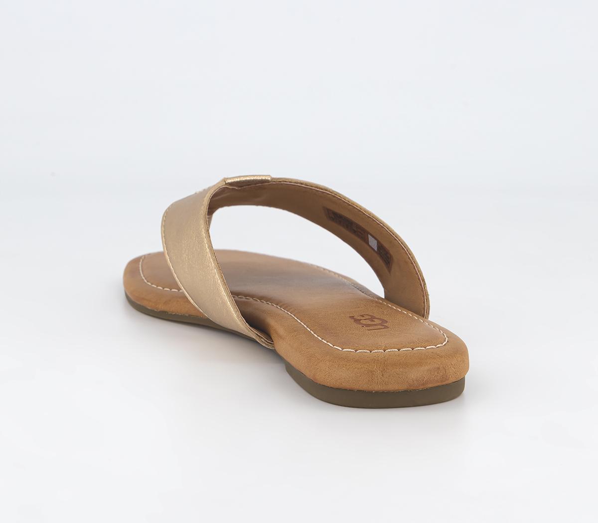 UGGCarey Flip FlopsGold Metallic