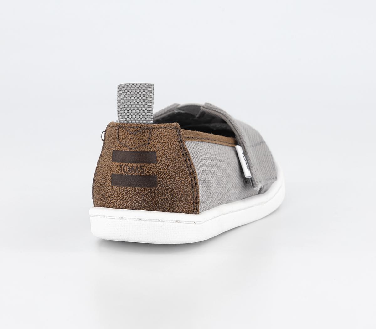 TOMS Toms Alpargata Tiny Shoes TOMS Toms Alpargata Tiny Shoes Drizzle Grey