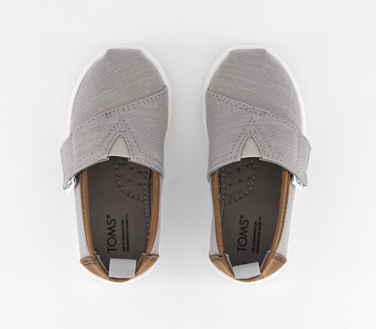 TOMS Toms Alpargata Tiny Shoes TOMS Toms Alpargata Tiny Shoes Drizzle Grey