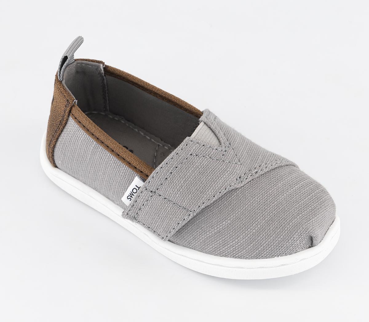 TOMS Toms Alpargata Tiny Shoes TOMS Toms Alpargata Tiny Shoes Drizzle Grey