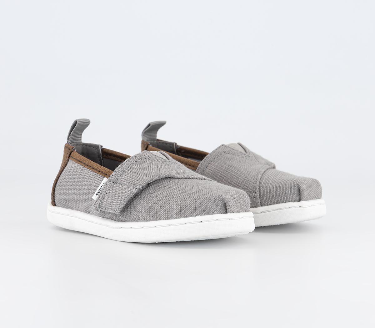 TOMS Toms Alpargata Tiny Shoes TOMS Toms Alpargata Tiny Shoes Drizzle Grey