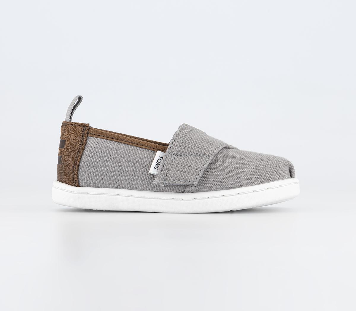 TOMSToms Alpargata Tiny Shoes TOMSToms Alpargata Tiny ShoesDrizzle Grey