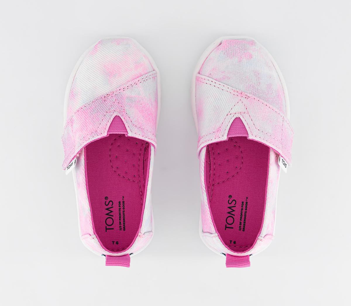 TOMSToms Alpargata Tiny Shoes Neon Pink