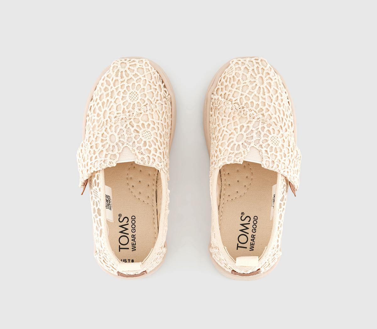 TOMSToms Alpargata Tiny Shoes TOMSToms Alpargata Tiny ShoesNatural Moroccan Crochet