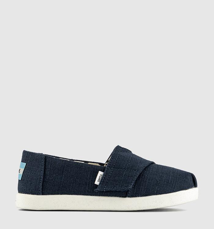 TOMS Toms Alpargata Youth Shoes Navy Canvas