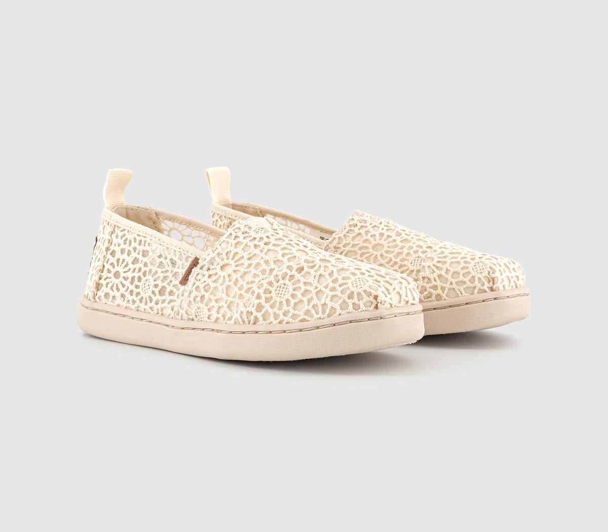TOMSToms Alpargata Youth ShoesNatural Moroccan Crochet