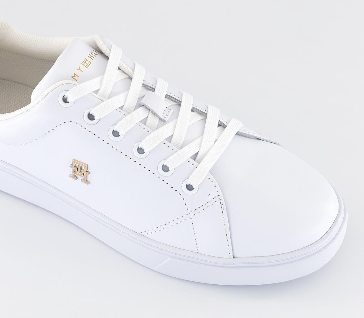 Tommy Hilfiger Elevated Essential Court Sneakers Tommy Hilfiger Elevated Essential Court Sneakers White Rwb