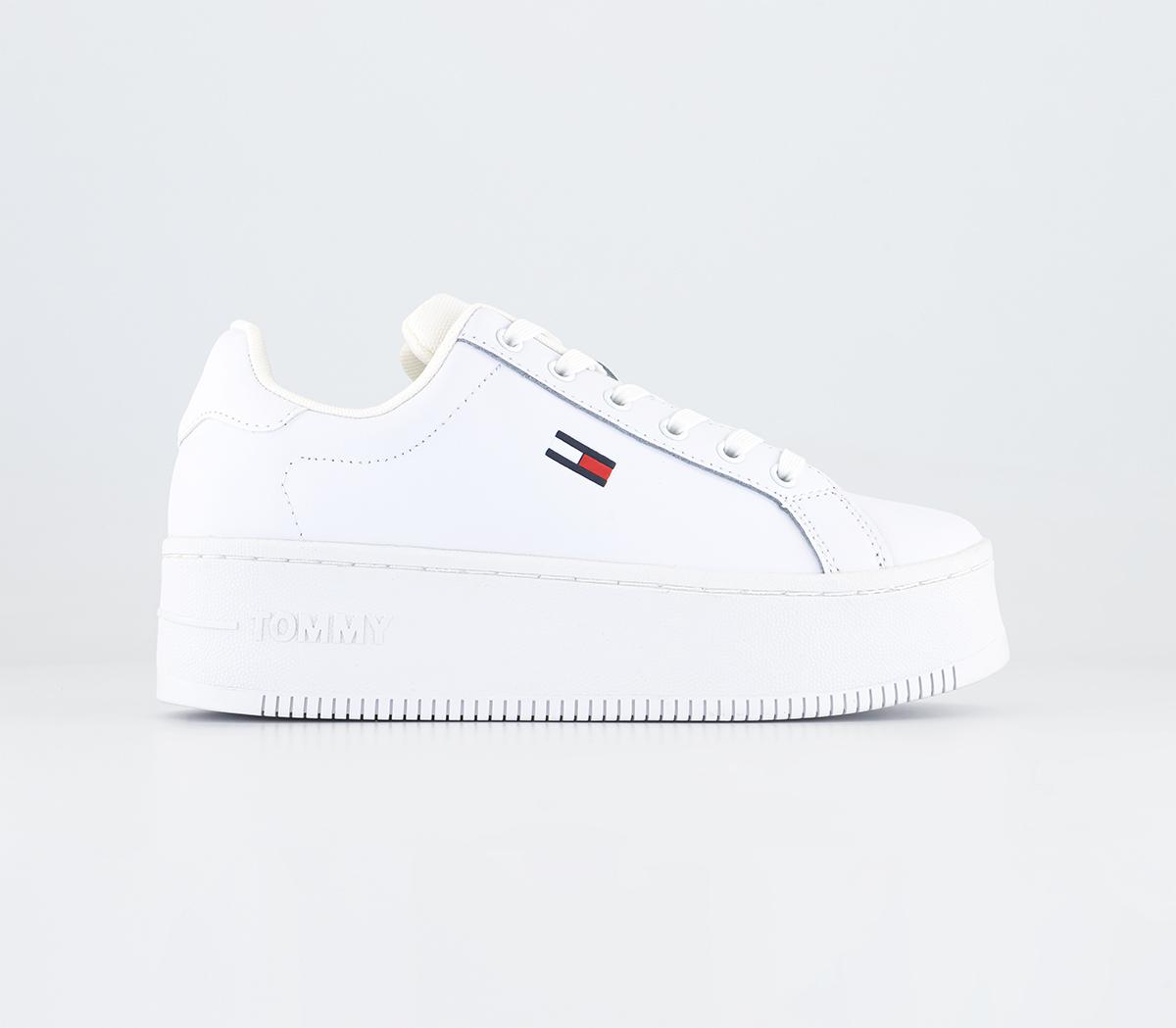 Tommy Jeans Flatform Ess Trainers White