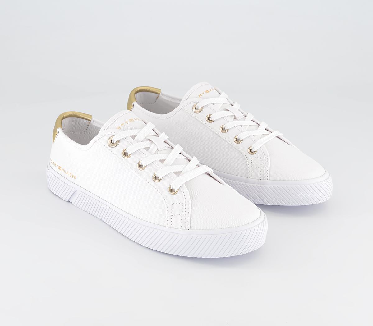 Tommy Hilfiger Womens Lace Up Vulc Sneakers White, 3