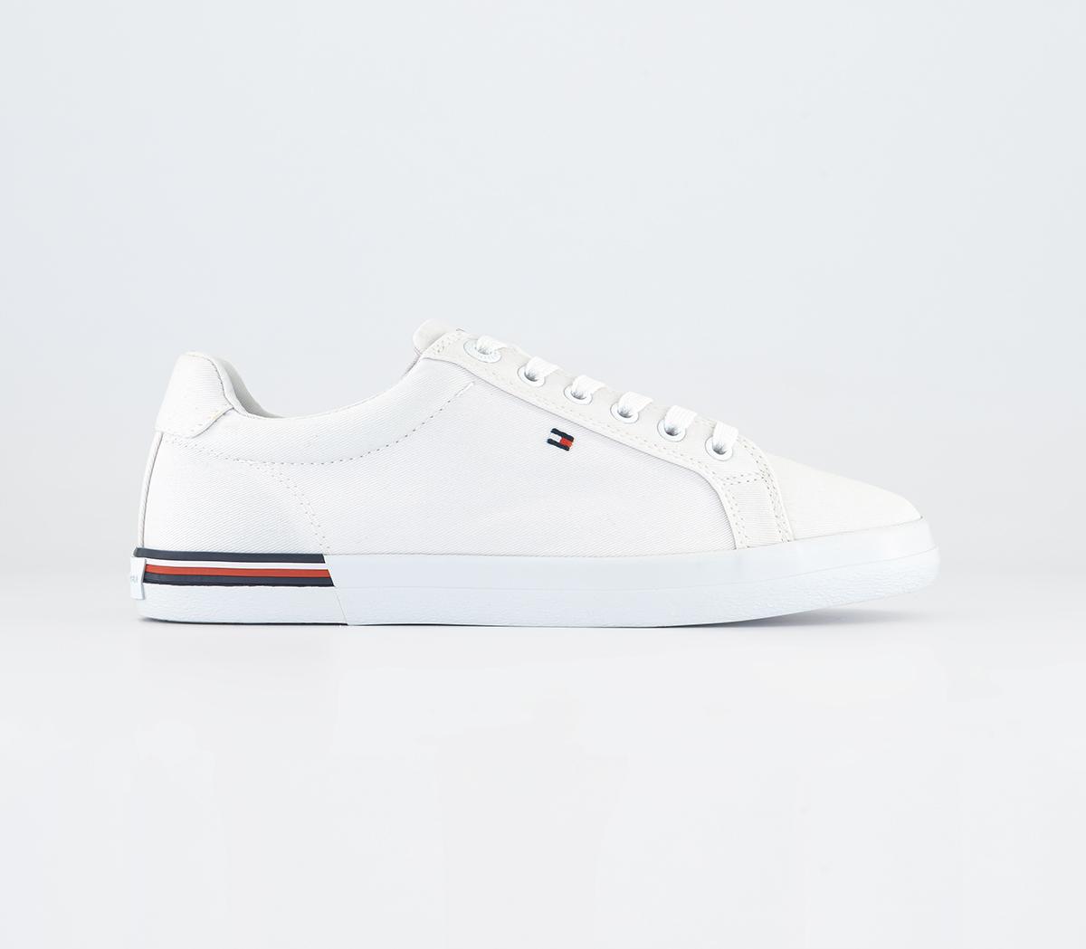 Tommy Hilfiger Essential Stripes Sneakers White - Women's Trainers