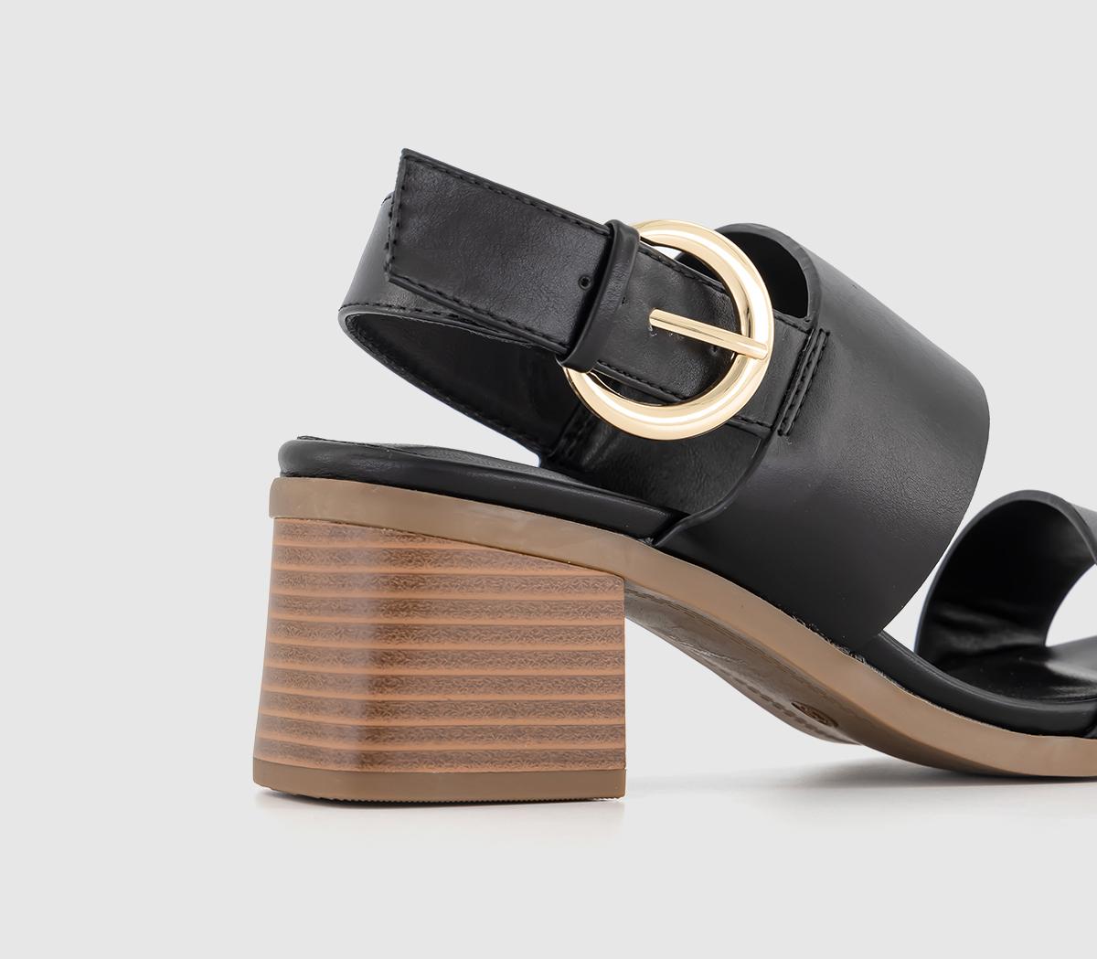 OFFICEMisty Comfort Double Strap SandalsBlack