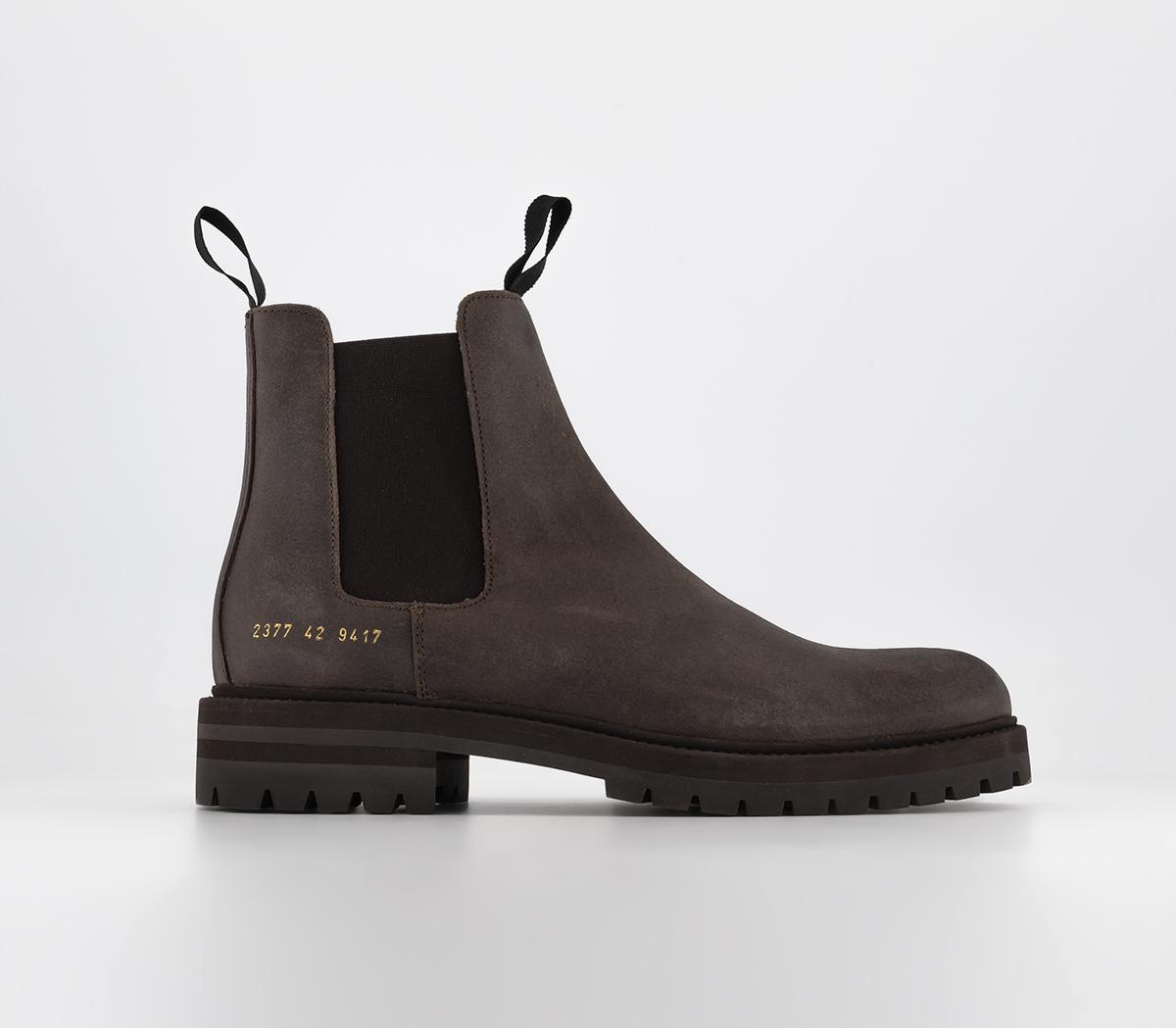 Common projects clearance chelsea boots suede