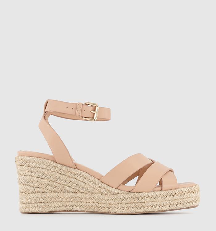 Blush pink wedges on sale uk