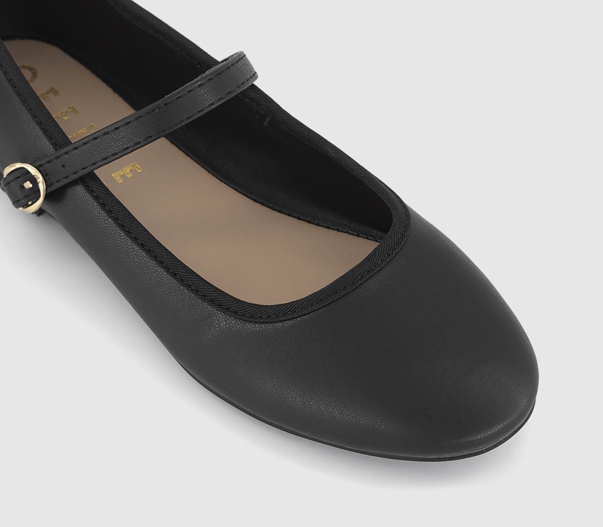 OFFICE Fleur Mary Jane Ballerinas OFFICE Fleur Mary Jane Ballerinas Black