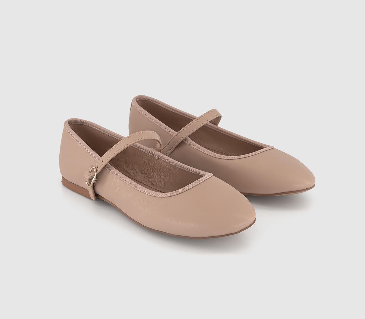 OFFICEFleur Mary Jane BallerinasBeige