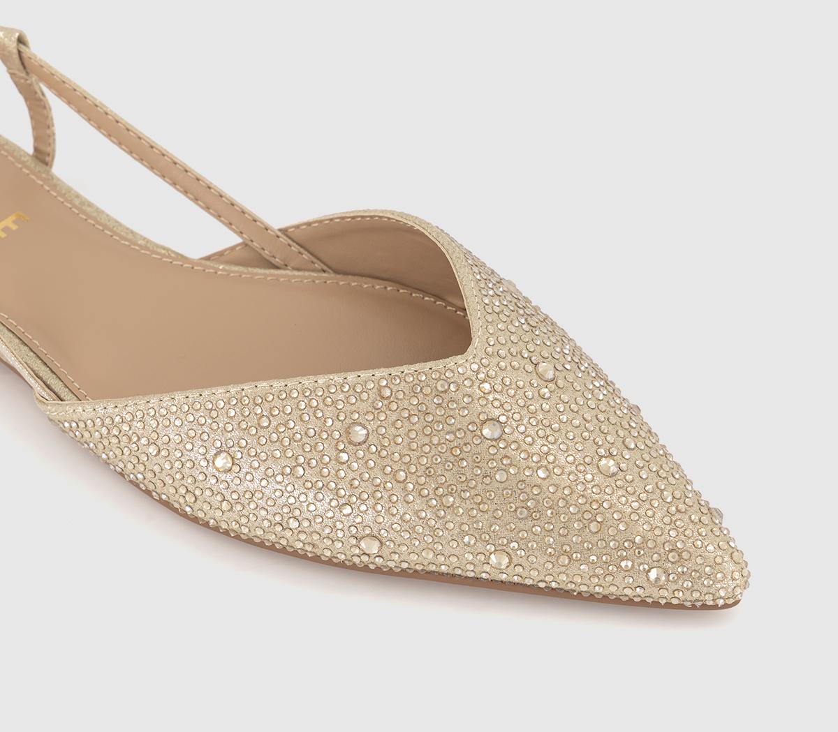 OFFICEFluttering Occasion Sling BacksBlush Embellished