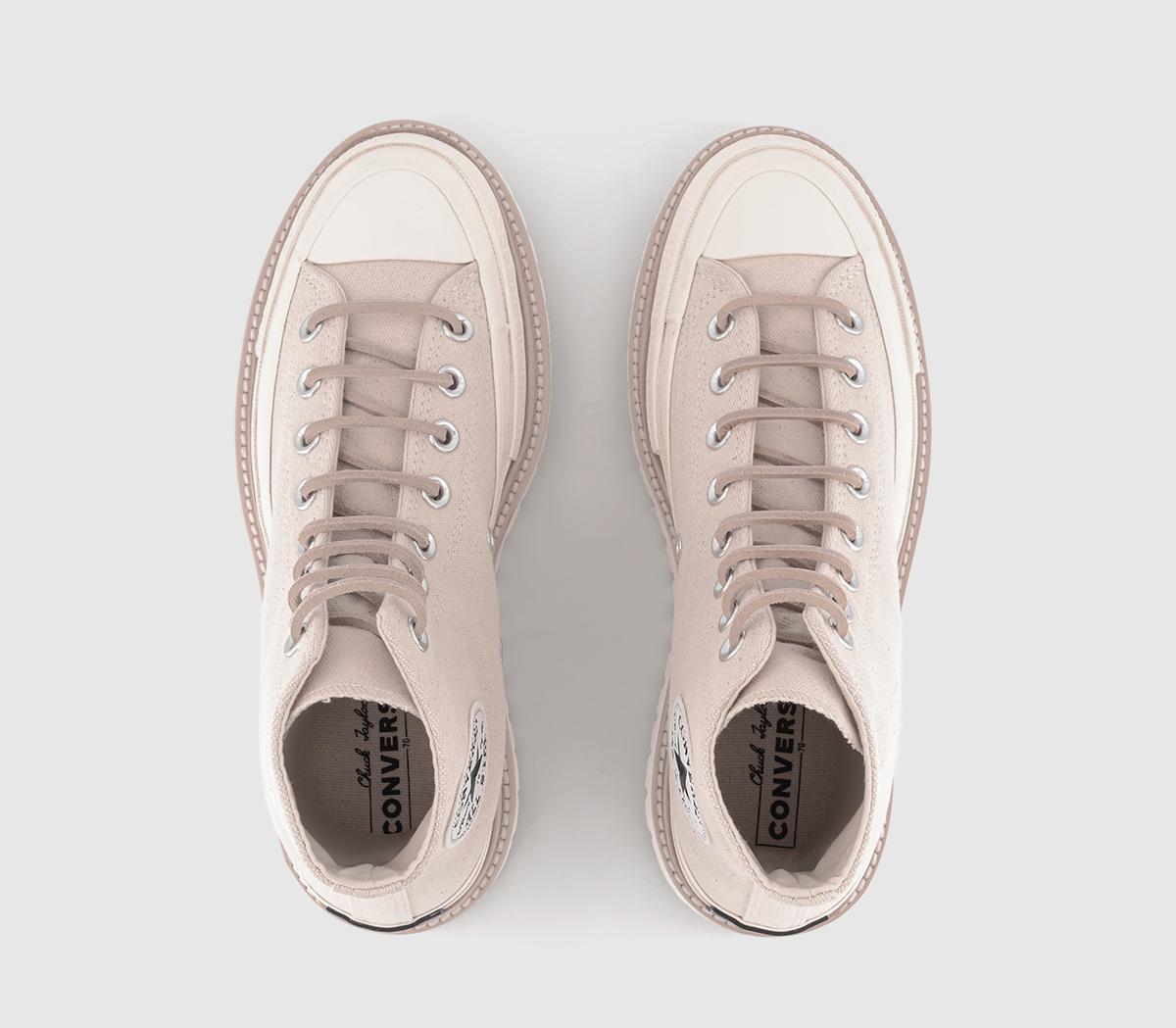 Converse Ct70 Canvas Ltd Trek Hi Trainers Natural - Unisex Sports