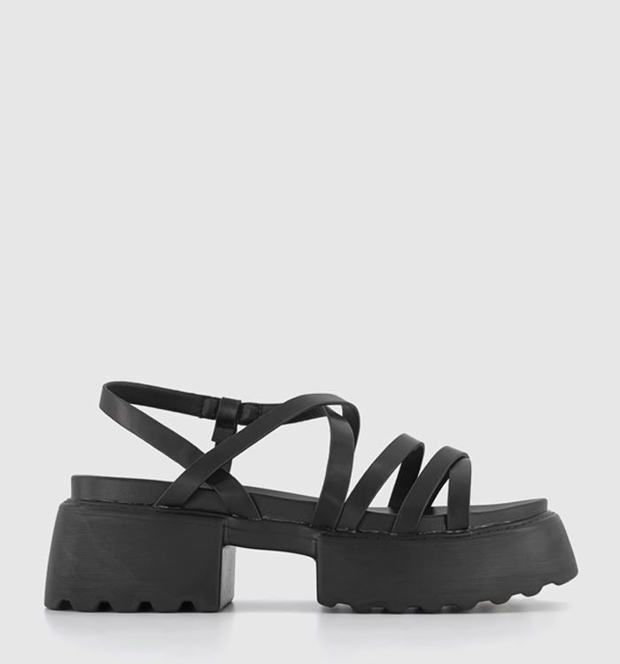 Office black clearance sandals sale