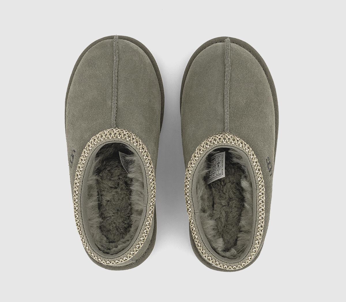 UGGTasman II Kids SlippersMoss Green