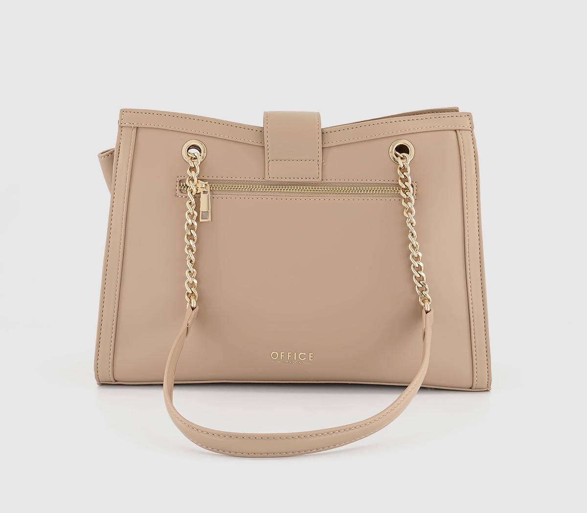 OFFICE Cindy Tote Shoulder Bag OFFICE Cindy Tote Shoulder Bag Beige