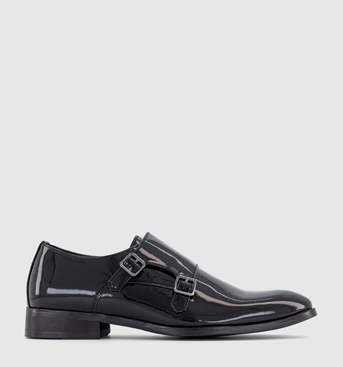 OFFICE Marty Patent Monk Black Patent