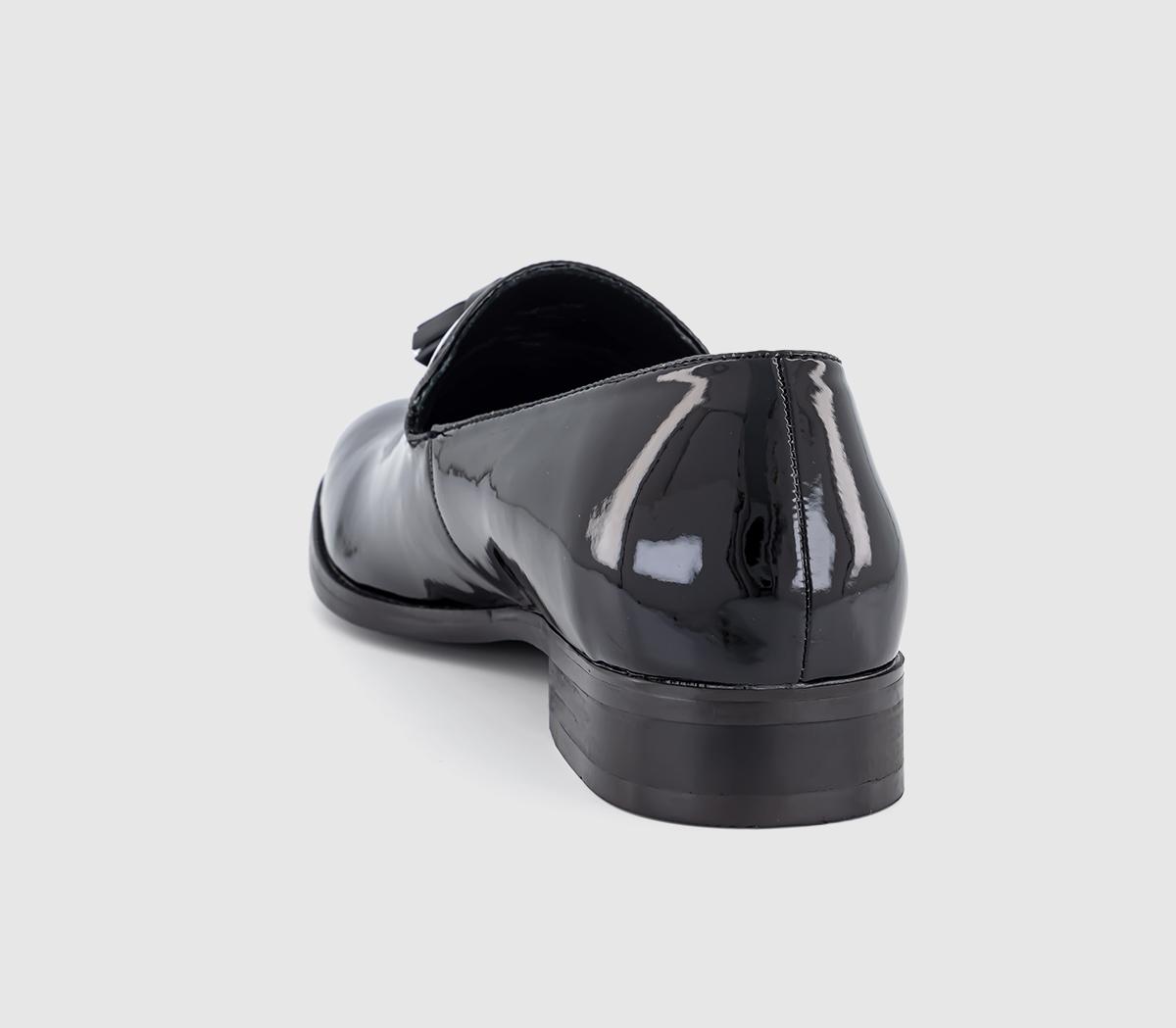 OFFICEManuel Tassel Patent Loafers OFFICEManuel Tassel Patent LoafersBlack Patent
