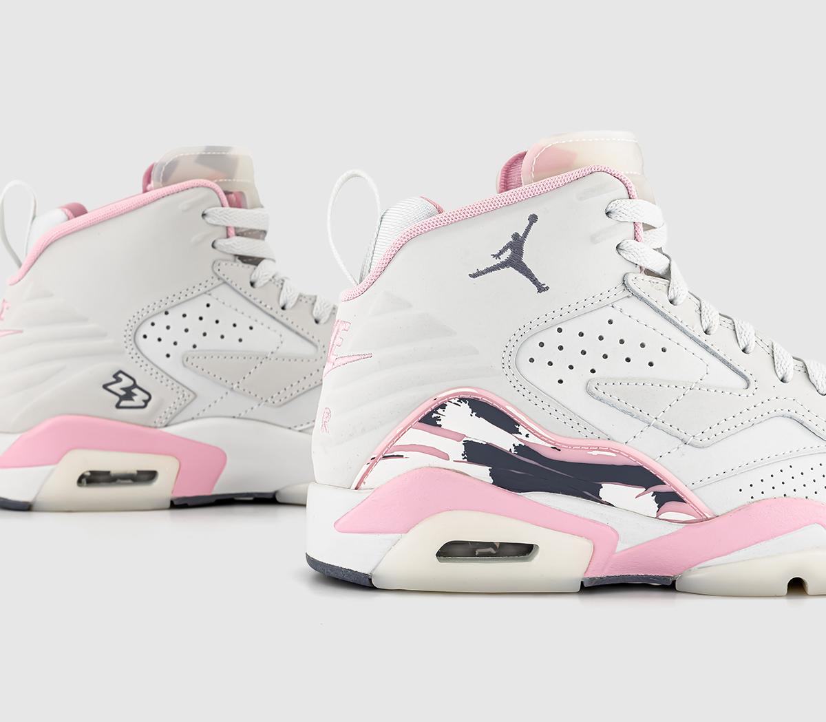 Jordan Jordan Mvp Trainers Jordan Jordan Mvp Trainers Off White Cool Grey Med Soft Pink White