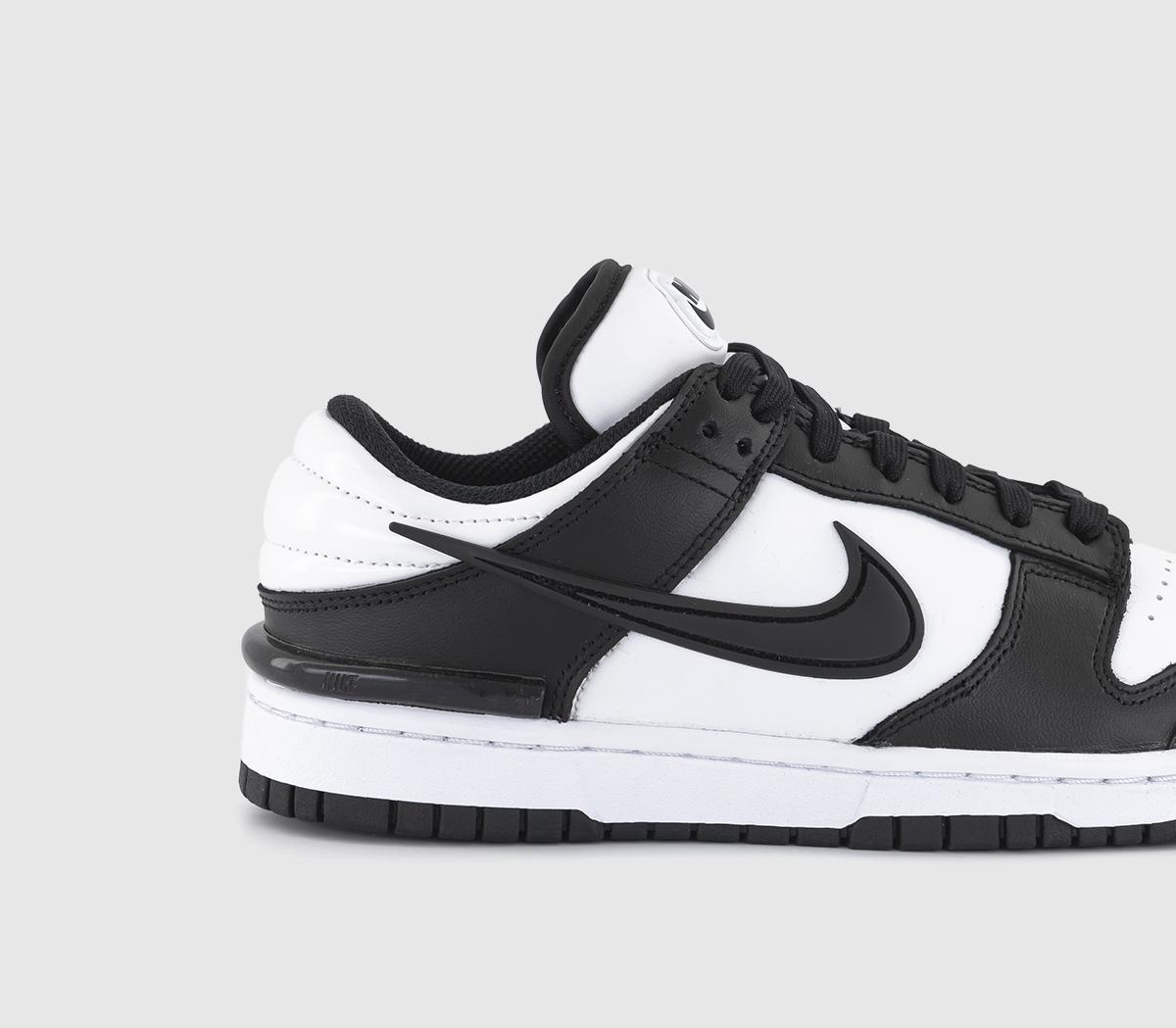 Nike Nike Dunk Low Twist Trainers Black White Black - Nike Dunk