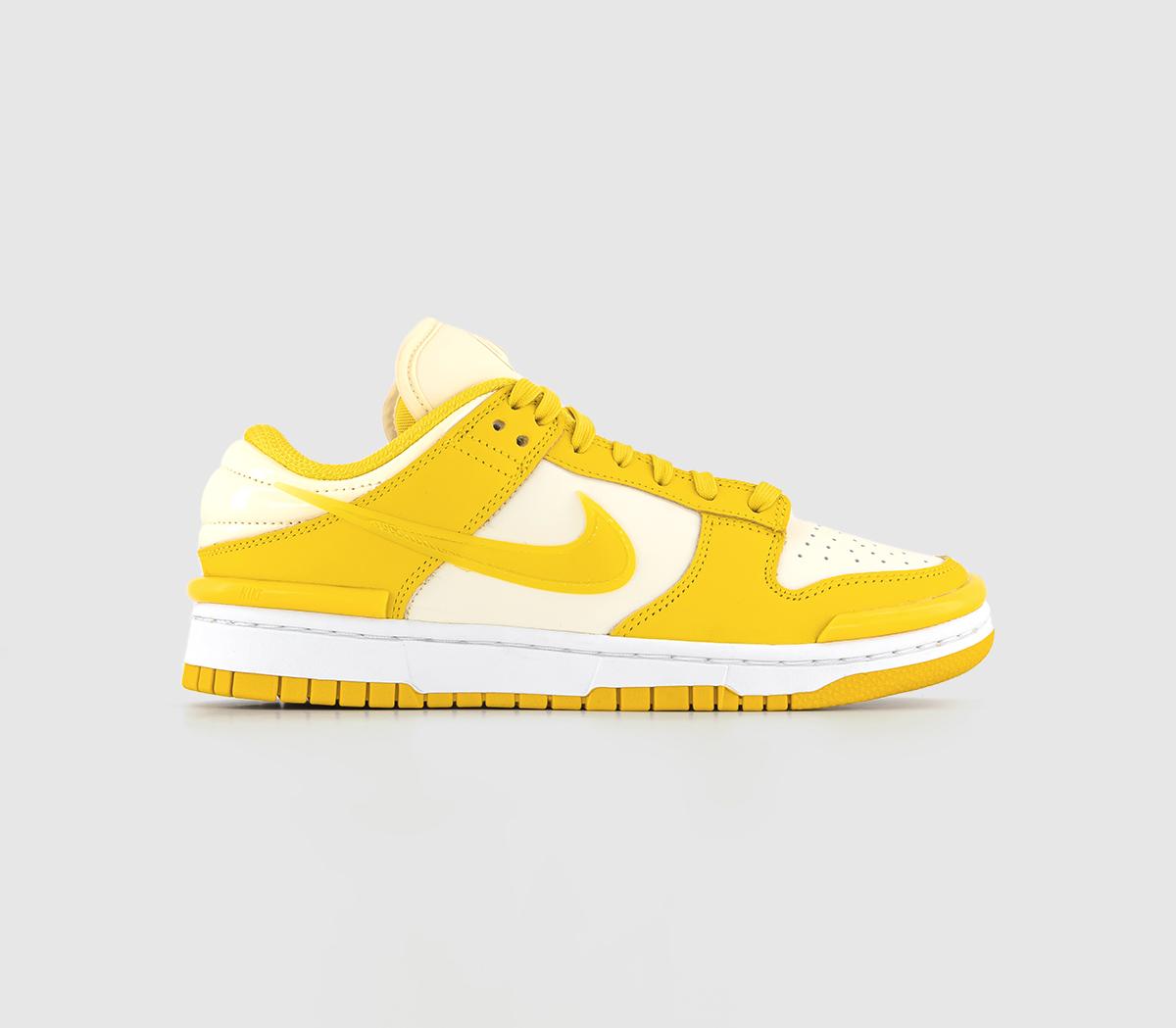 Nike Nike Dunk Low Twist Trainers Coconut Milk Vivid Sulfur White Women s Trainers