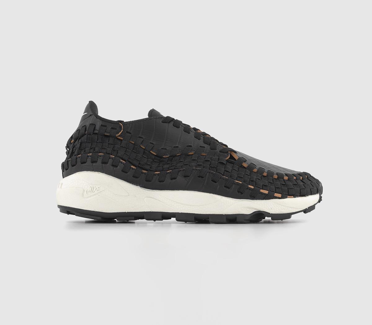 Nike Air Footscape Black Pale Ivory Desert Ochre Women s Trainers