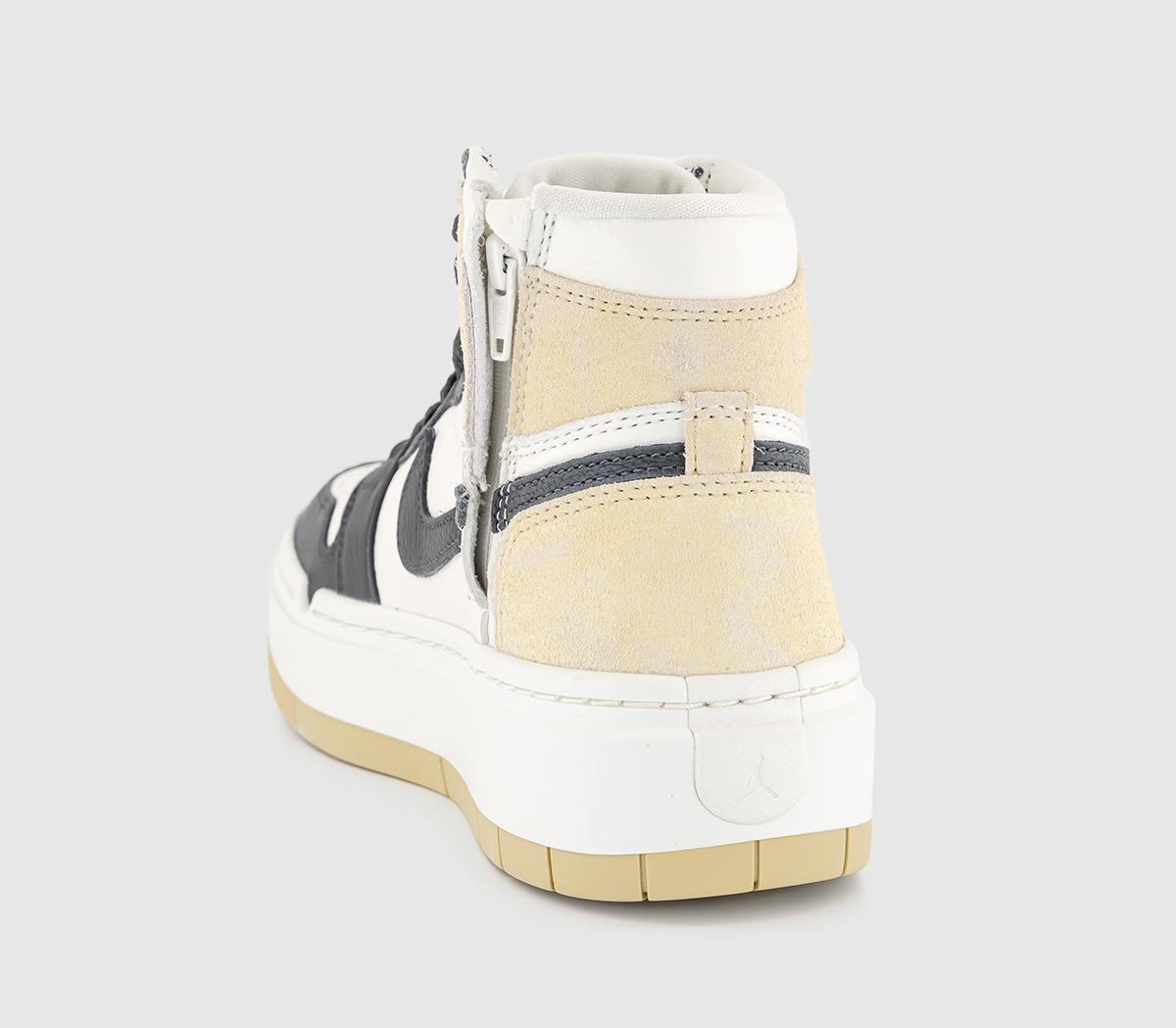 JordanAir Jordan 1 Elevate Hi TrainersTeam Gold Dark Smoke Grey Sail