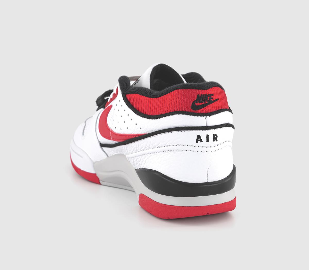NikeAAF88 TrainersWhite University Red Black Neutral Grey Orange
