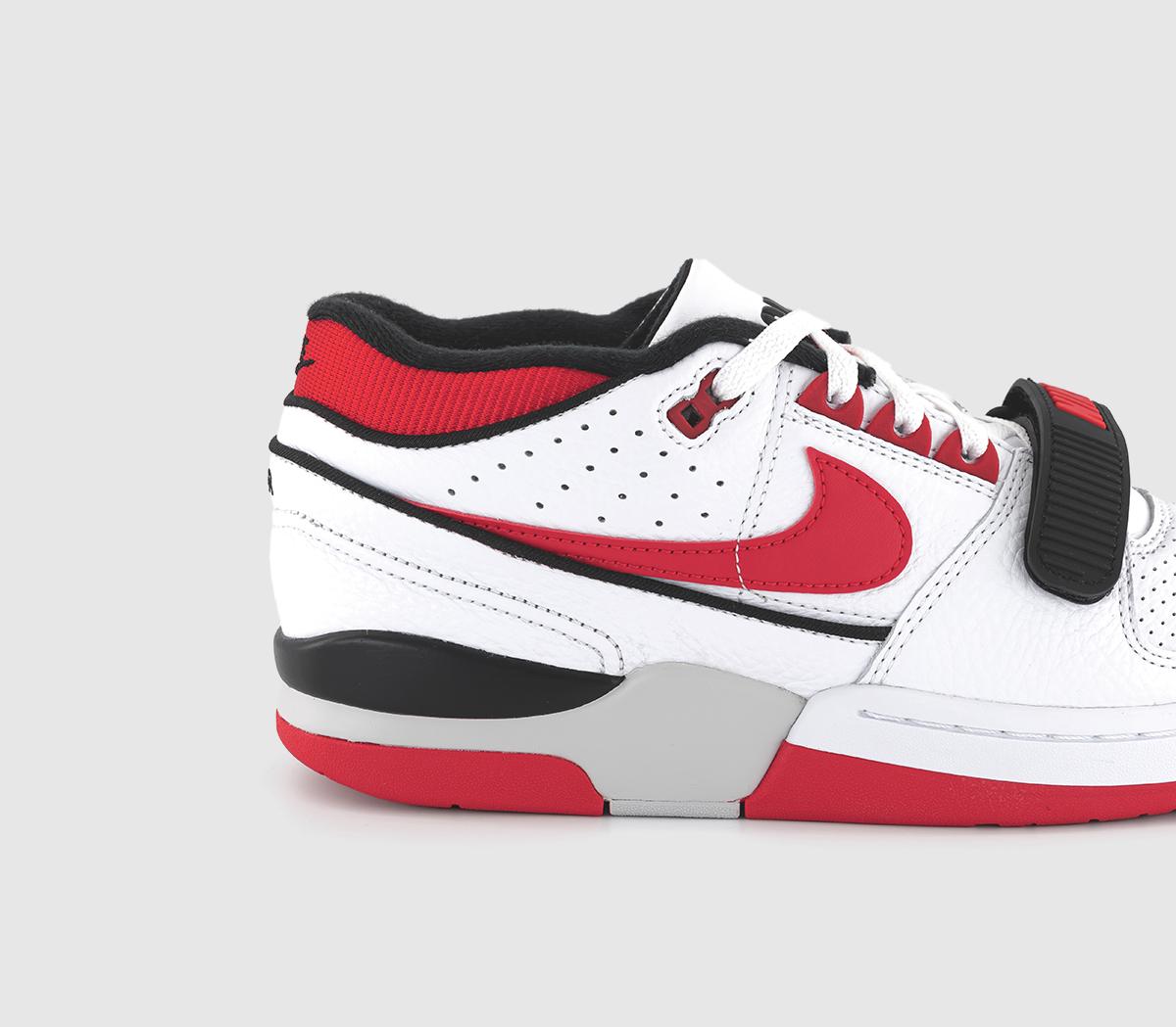 NikeAAF88 TrainersWhite University Red Black Neutral Grey Orange