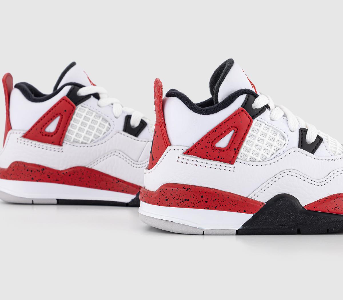 Jordan Jordan Retro Toddler Trainers White Fire Red Black
