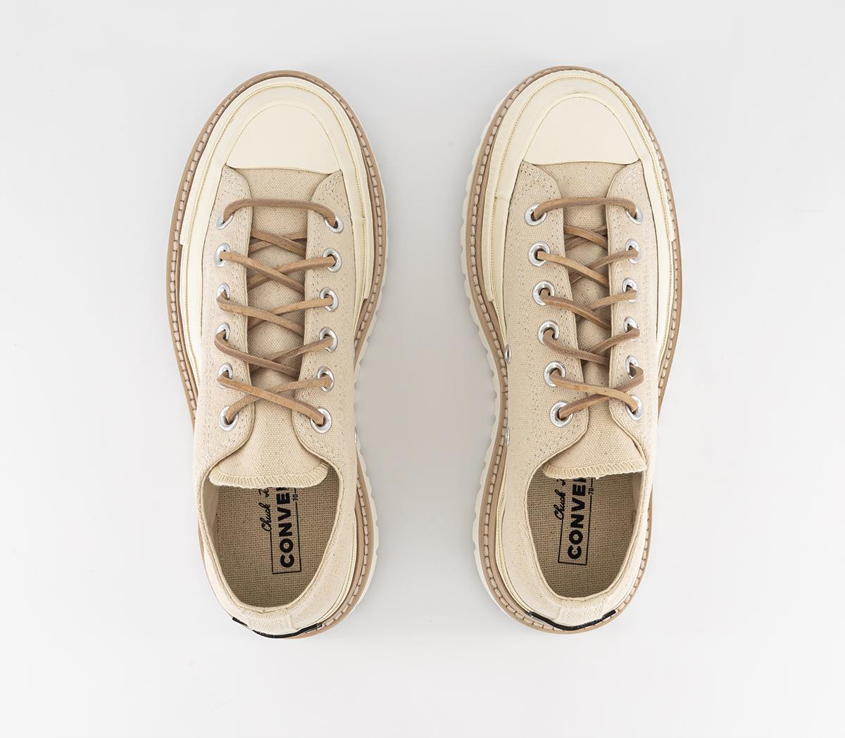 ConverseChuck Taylor 70 Canvas Trek Ox Trainers Natural